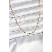 Stillove 14K Gold Renk Kaplama Ezme Zincir Model cm Kadın Kolye