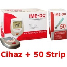 Ime-Dc Kan Şekeri Ölçüm Cihazı ve 50 Strip ile Güvenli Ölçüm Seti