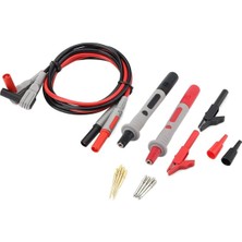 14 Parça Çok Işlevli Değiştirilebilir Multimetre Test ve Ölçüm Kablo Seti