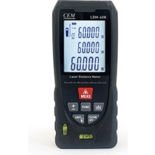 Dijital Lazer Mesafe Ölçer 60M, Hızlı ve Hassas Ölçüm Aracı