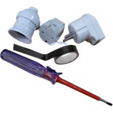 Pratik Elektrik Tamir ve Onarım Seti, Kontrol Kalemi ve Bantlı Fişör