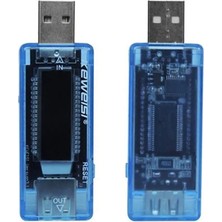 USB Volt ve Ampermetre LED Gösterge ile Güçlü Voltaj ve Akım Ölçümü