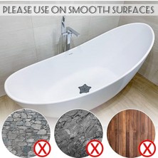 Özbience Yıldız Şekilli Vantuzlu Lavabo ve Küvet Süzgeç, Gri, 1 Adet