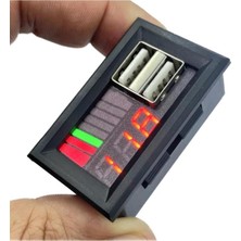 Dijital Voltmetre 12V, 2x USB Çıkışlı, Akü Göstergeli, Güçlü ve Güvenilir