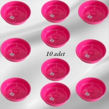 Özbience 10 Adet Plastik Hamam Tası Seti, Dayanıklı ve Hafif Tasarım