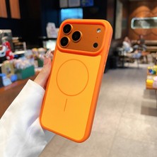 KumOziShop iPhone 17 Promax Pastel Renk Magsafe Özellikli Lens Koruma Hediyeli Kılıf