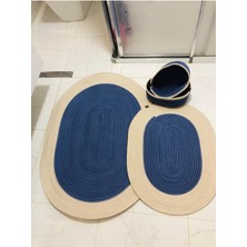 Özbience 4'lü Banyo Paspas Takımı, Yumuşak ve Emici, Şık Tasarım