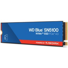 Wd Blue 4 Tb SN5100 WDS400T5B0E  6900/6700MB/SN M.2 Pcıe 4.0 Nvme  SSD Disk