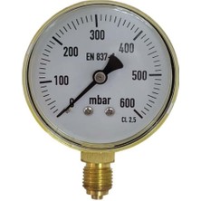 600 Mbar Manometre - Hassas ve Güvenilir Basınç Ölçüm Cihazı