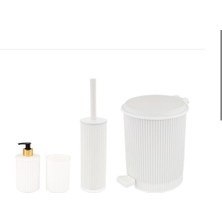 Özbience Şık ve Şirin 4'lü Nostaljik Banyo Seti, Keyifli Kullanım Için Ideal