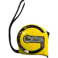 Dayanıklı Çelik Şerit Metre 8m x 25MM, Hassas Ölçüm Aracı