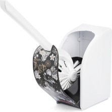 Özbience Çiçek Desenli Tuvalet Fırçası, Temizlik ve Şıklık Bir Arada