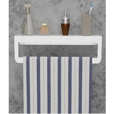 Özbience Metal Havlu Tutacağı, Mutfak ve Banyo Için Şık Raflı Tasarım