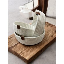 Özbience 3'lü Hasır Sepet Takımı, Mutfak ve Banyo Organizerleri, Çok Amaçlı Sepetler