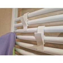 Özbience Pratik ve Şık 2'li Havlupan Askısı, Banyo Düzeninizi Tamamlar