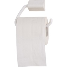 Özbience Modern Beyaz Wc Kağıtlık, Şık ve Kullanışlı Banyo Aksesuarı