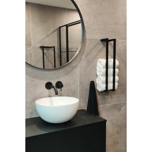 Özbience Pratik ve Şık Duvara Monte Havluluk Depolama Çözümü