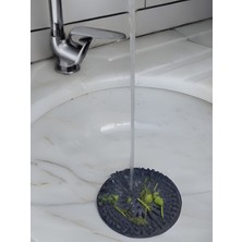 Özbience Pratik Silikon Lavabo ve Duş Gider Süzgeci, Tekrar Kullanılabilir, Tıkanıklık Önleyici