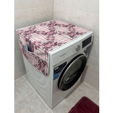 Özbience Su Geçirmez ve Şık Cepli Çamaşır Makinesi Örtüsü, Koruma ve Dekor Sağlar