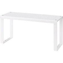 Özbience Dar Enli Dolap Içi Düzenleyici Ek Raf ve Bardak Gözü, 13 cm Genişlik