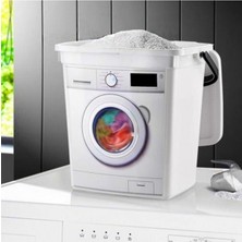 Özbience 6 Lt Çamaşır Makinesi Görünümlü Kulplu Deterjan Kutusu