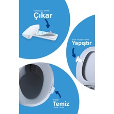 Özbience Antibakteriyel Klozet Kapak Tutacağı Çift Paket, Hijyenik ve Güvenli Kullanım