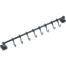 Özbience Sağlam ve Pratik 8'li Askı Rayı, 55 Cm, Güçlü Yapışma Özelliği