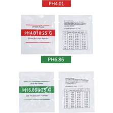 Ph Metre Ölçüm Cihazı Kalibrasyon Tozları 4.01-6.86 Seti