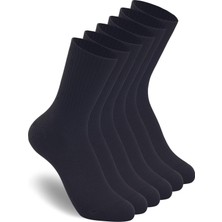 Bgk 6 Çift Pamuklu Tenis Çorap Soket Boy - Unisex