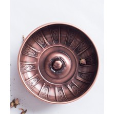 Özbience Osmanlı Motifli Metal Hamam Tası, Şık ve Dayanıklı Tasarım