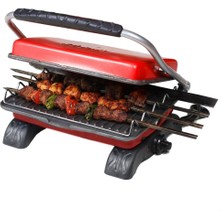 Özbience Kırmızı Demir Döküm Izgara ve Tost Makinesi, Çift Fonksiyonlu Aparatlı