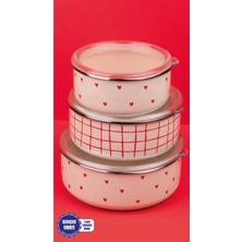 Özbience Vakum Kapaklı Yiyecek Saklama Kabı Seti, Ocağa Uygun, Pratik ve Şık Kullanım