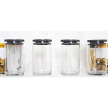 Özbience Pratik 730CC Saklama Kabı Seti, Gri Kapak, 4'lü, Günlük Kullanım Için Ideal