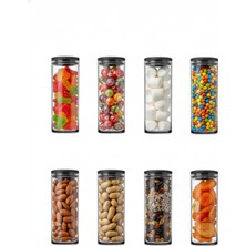 Özbience Vakumlu Cam Kavanoz Seti 8'li, 1230CC, Pratik Saklama Çözümü