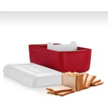 Tupperware Elite Kırmızı Renk Ekmeklik 1 Adet