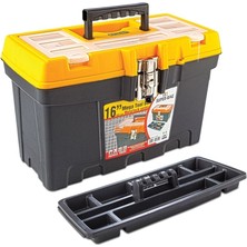 Mega Metal Kilitli 16 Inç Takım Çantası, Dayanıklı ve Şık Tasarım