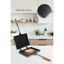 Özbience Pratik ve Şık Teflon Yüzeyli El Tost Makinesi, Kullanışlı Tasarım