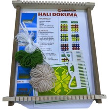 Özbience Eğitici Ahşap Halı Dokuma Seti, Çocuklar Için Öğrenme ve Yaratıcılık