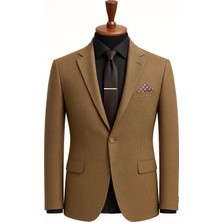 Classics Men Erkek Italyan Kesim Tek Düğmeli Blazer Ceket  Klasik ve Modern Şıklık