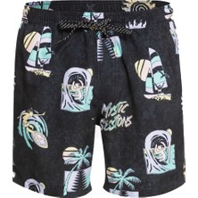 Quiksilver Island Pulse Volley 15 Erkek Siyah Volley Short