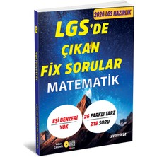 Lgsde Çıkan Fix Sorular Levent Içöz Matematik