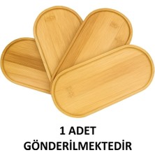 Bambu Oval Sunum ve Servis Tepsisi, Ahşap Yağdanlık Altlığı