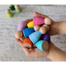 Özbience Renkli Insan Figürleri Seti, Kreatif ve Eğlenceli Oyun Malzemeleri