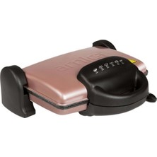 Özbience Pembe Izgara Tost Makinesi 4000 GH26112, Çift Taraflı Isıtıcı