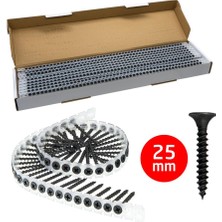 Rox 0342 Ahşap Şerit Vidası 3.5X25 mm (1000 Adet Vida)