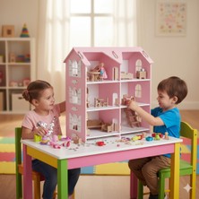 Özbience Doğal Ahşap Renkli Eğitici Oyuncak, Güvenli ve Eğlenceli