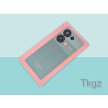 Tkgz Xiaomi REDMİ NOTE 13 PRO -4G- Arka Pil Batarya Kapağı Kapak ( Full Kamera Lensli ) MAVİ