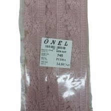 Nuvigo Dantel Polyester Güpür Bant Pudra 14,80 Metre En 3 cm ON-745-PU