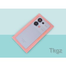 Tkgz Xiaomi REDMİ NOTE 13 PRO -4G- Arka Pil Batarya Kapağı Kapak ( Full Kamera Lensli ) MOR