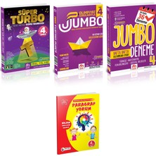 Model Eğitim Yayınları 4.sınıf Süper Turbo Tüm Dersler + Jumbo Tüm Dersler + Jumbo 36 Haftalık Deneme ve Paragraf